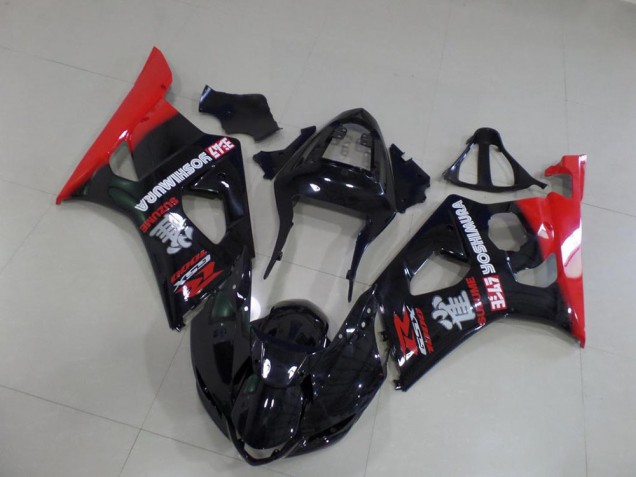 Carénage GSXR 1000 K3 03-04 - Noir et Rouge