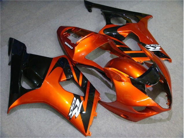 Carénage GSXR 1000 K3 03-04 - Orange Noir Carénage GSXR 1000 K3 03-04 - Orange Noir