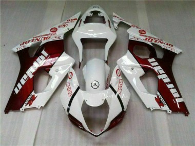 Carénage GSXR 1000 K3 03-04 - Rouge Blanc