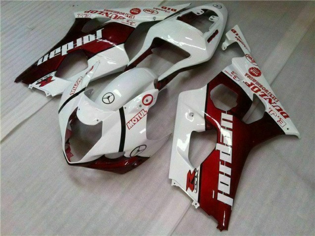 Carénage GSXR 1000 K3 03-04 - Rouge Blanc Carénage GSXR 1000 K3 03-04 - Rouge Blanc