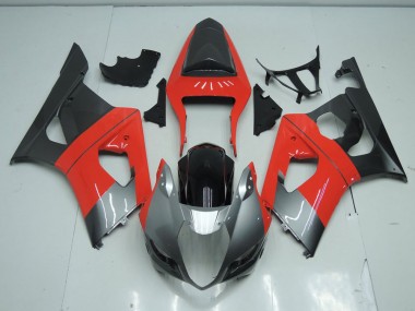 Carénage GSXR 1000 K3 03-04 - Rouge et Gris