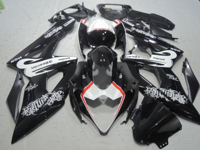 Carénage GSXR 1000 K5 05-06 - Noir Blanc Beacon Carénage GSXR 1000 K5 05-06 - Noir Blanc Beacon