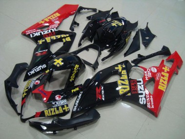 Carénage GSXR 1000 K5 05-06 - Noir Rouge Rizla
