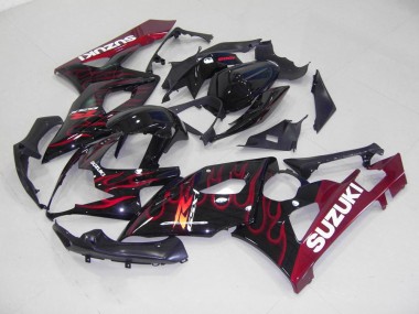 Carénage GSXR 1000 K5 05-06 - Rouge Flamme