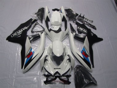 Carénage GSXR 1000 K7 07-08 - Blanc Noir