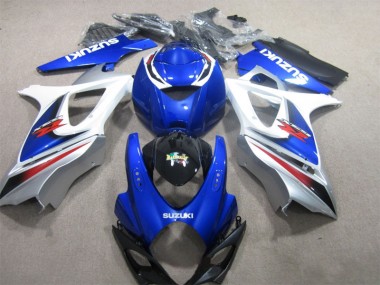 Carénage GSXR 1000 K7 07-08 - Bleu Blanc