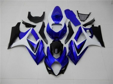 Carénage GSXR 1000 K7 07-08 - Bleu Blanc Noir