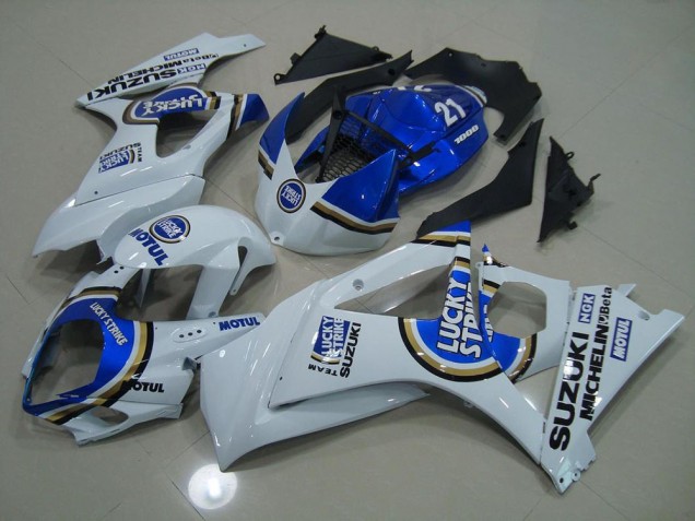 Carénage GSXR 1000 K7 07-08 - Bleu Lucky Strike