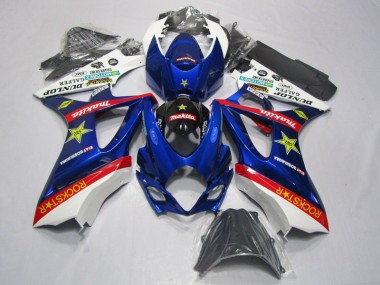 Carénage GSXR 1000 K7 07-08 - Bleu Rouge Rockstar