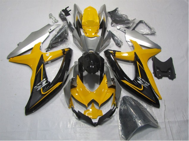 Carénage GSXR 1000 K7 07-08 - Jaune Noir