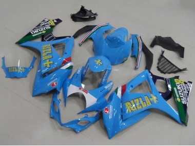 Carénage GSXR 1000 K7 07-08 - Light Bleu Rizla