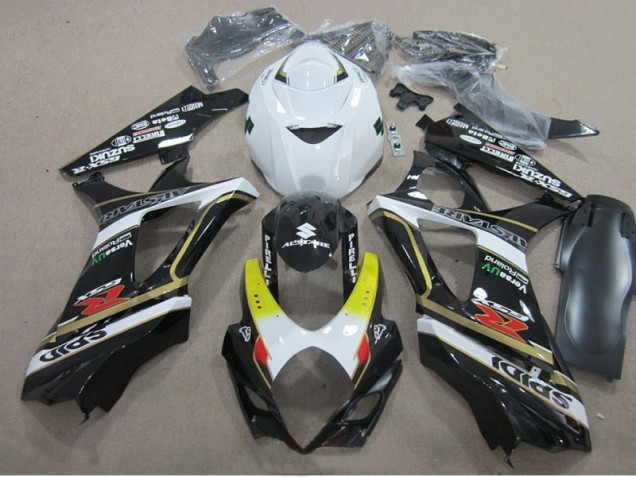 Carénage GSXR 1000 K7 07-08 - Noir Blanc Carénage GSXR 1000 K7 07-08 - Noir Blanc