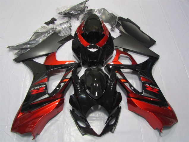 Carénage GSXR 1000 K7 07-08 - Noir Rouge Carénage GSXR 1000 K7 07-08 - Noir Rouge