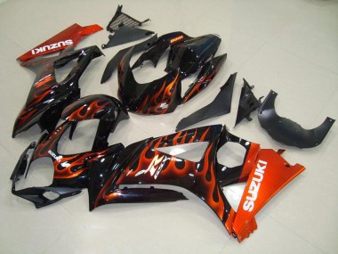 Carénage GSXR 1000 K7 07-08 - Orange Flamme
