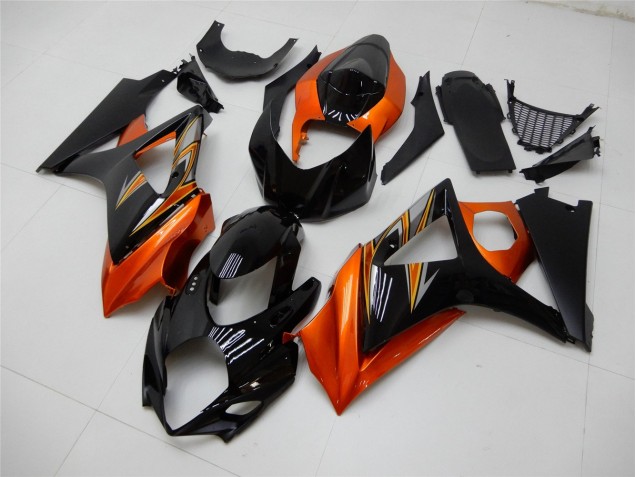 Carénage GSXR 1000 K7 07-08 - Orange Noir Carénage GSXR 1000 K7 07-08 - Orange Noir