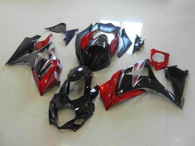 Carénage GSXR 1000 K7 07-08 - Rouge Noir No Décalque Carénage GSXR 1000 K7 07-08 - Rouge Noir No Décalque