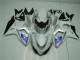 Carénage GSXR 1000 K9 09-16 - Argent Blanc