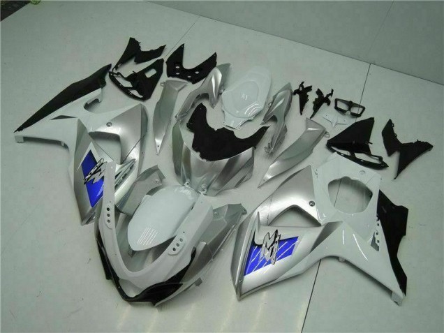 Carénage GSXR 1000 K9 09-16 - Argent Blanc