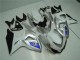 Carénage GSXR 1000 K9 09-16 - Argent Blanc