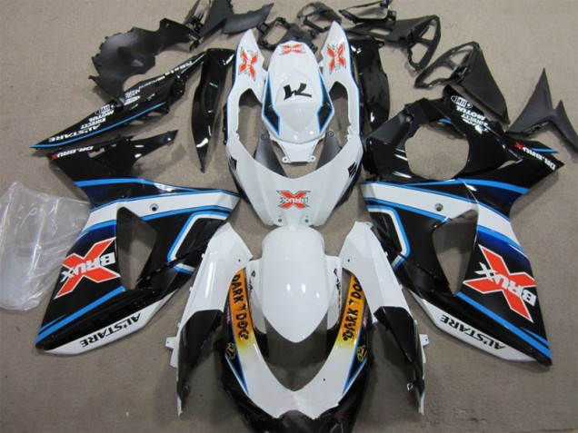 Carénage GSXR 1000 K9 09-16 - Blanc Bleu Brux Dark Dog Carénage GSXR 1000 K9 09-16 - Blanc Bleu Brux Dark Dog