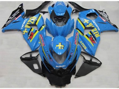 Carénage GSXR 1000 K9 09-16 - Bleu Rizla Hopper