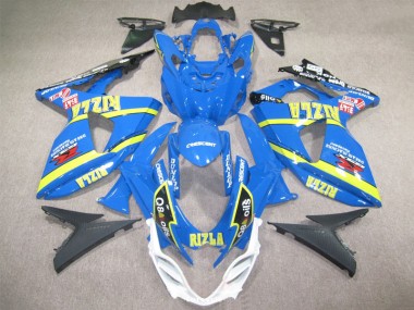 Carénage GSXR 1000 K9 09-16 - Bleu Rizla Q8 Oils
