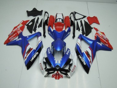 Carénage GSXR 1000 K9 09-16 - Bleu et Rouge