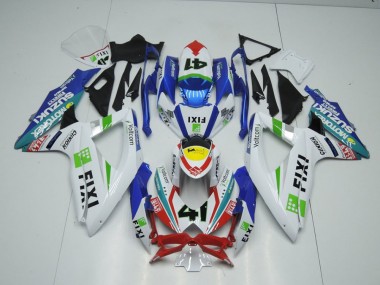 Carénage GSXR 1000 K9 09-16 - Fixi Light Bleu