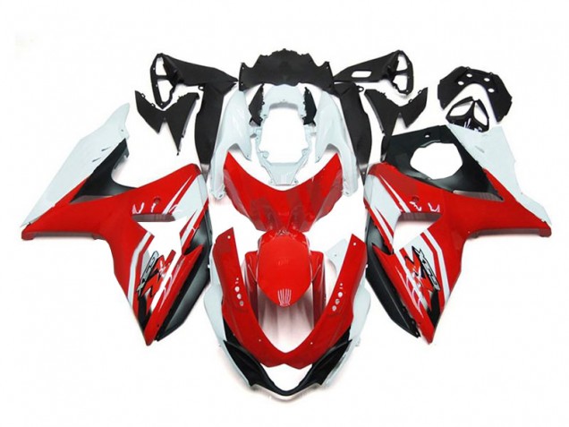 Carénage GSXR 1000 K9 09-16 - Rouge Blanc Noir Carénage GSXR 1000 K9 09-16 - Rouge Blanc Noir