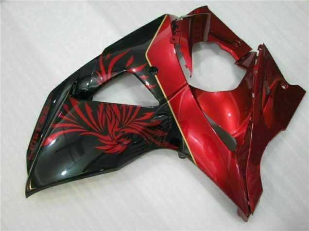 Carénage GSXR 1000 K9 09-16 - Rouge Flamme Noir Carénage GSXR 1000 K9 09-16 - Rouge Flamme Noir
