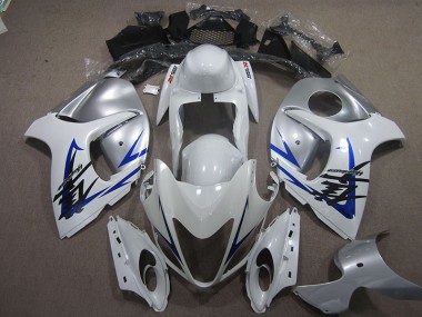 Carénage GSXR 1300 Hayabusa 08-19 - Blanc Argent Bleu