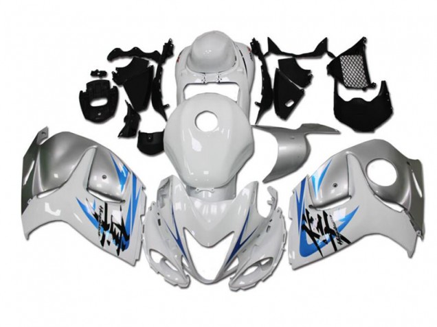Carénage GSXR 1300 Hayabusa 08-19 - Blanc Bleu Carénage GSXR 1300 Hayabusa 08-19 - Blanc Bleu