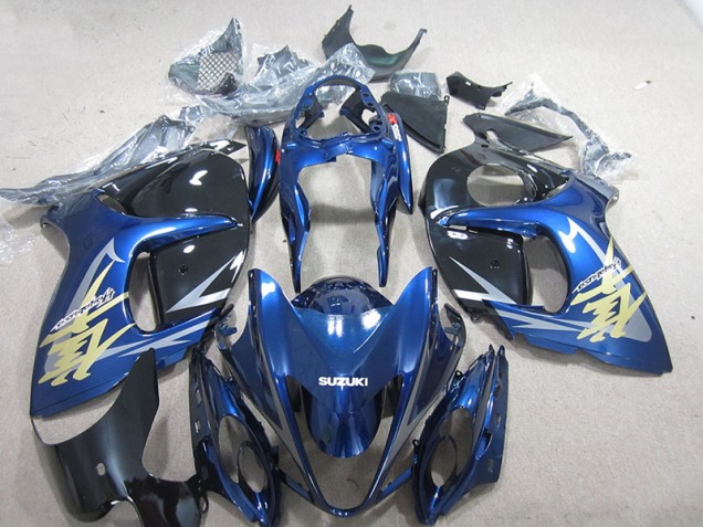 Carénage GSXR 1300 Hayabusa 08-19 - Bleu Blanc Or Décalque Carénage GSXR 1300 Hayabusa 08-19 - Bleu Blanc Or Décalque