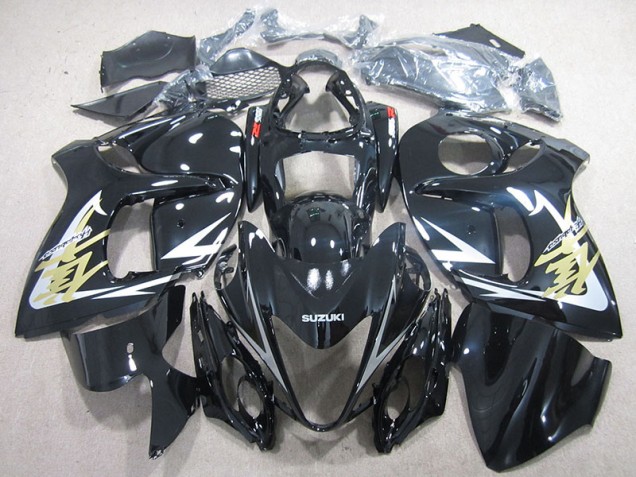 Carénage GSXR 1300 Hayabusa 08-19 - Noir Or Décalque Carénage GSXR 1300 Hayabusa 08-19 - Noir Or Décalque