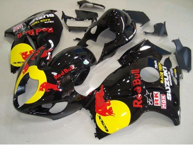 Carénage GSXR 1300 Hayabusa 96-07 - Noir Jaune Red Bull