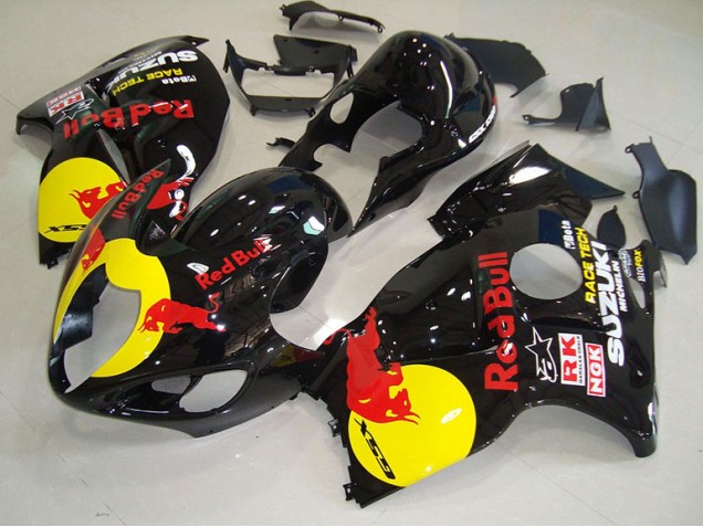 Carénage GSXR 1300 Hayabusa 96-07 - Noir Jaune Red Bull