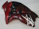 Carénage GSXR 1300 Hayabusa 96-07 - Noir Rouge Flamme