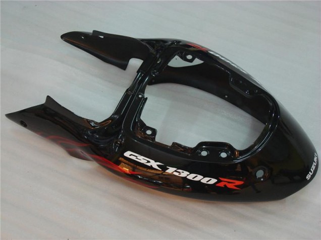Carénage GSXR 1300 Hayabusa 96-07 - Noir Rouge Flamme
