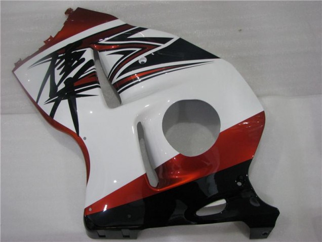 Carénage GSXR 1300 Hayabusa 96-07 - Orange Blanc Noir