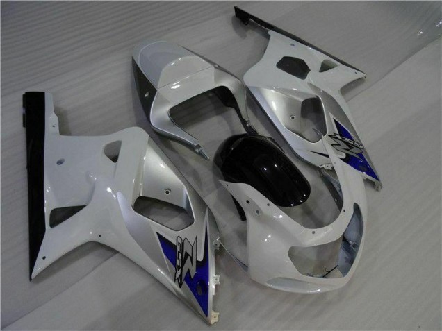 Carénage GSXR 600 / 750 K1 K2 K3 01-03 - Blanc Argent Carénage GSXR 600 / 750 K1 K2 K3 01-03 - Blanc Argent