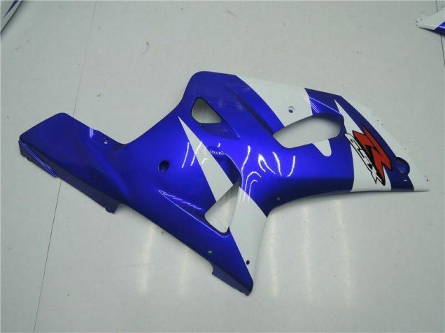 Carénage GSXR 600 / 750 K1 K2 K3 01-03 - Blanc Bleu Carénage GSXR 600 / 750 K1 K2 K3 01-03 - Blanc Bleu