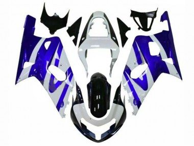 Carénage GSXR 600 / 750 K1 K2 K3 01-03 - Bleu Blanc