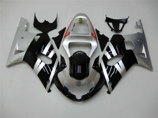 Carénage GSXR 600 / 750 K1 K2 K3 01-03 - Noir Argent