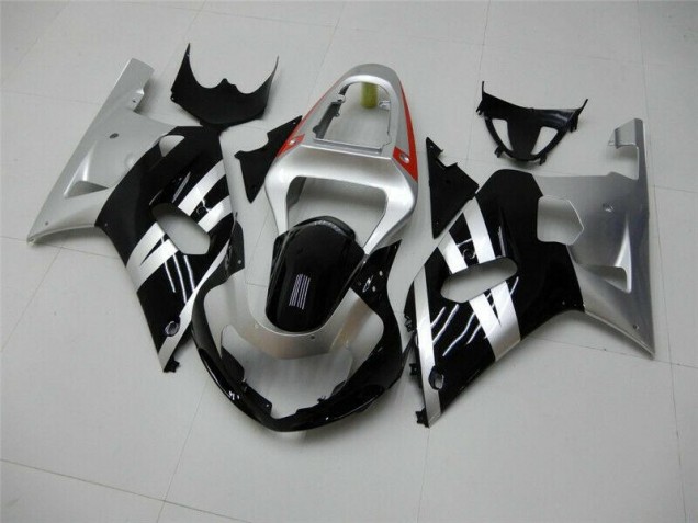 Carénage GSXR 600 / 750 K1 K2 K3 01-03 - Noir Argent