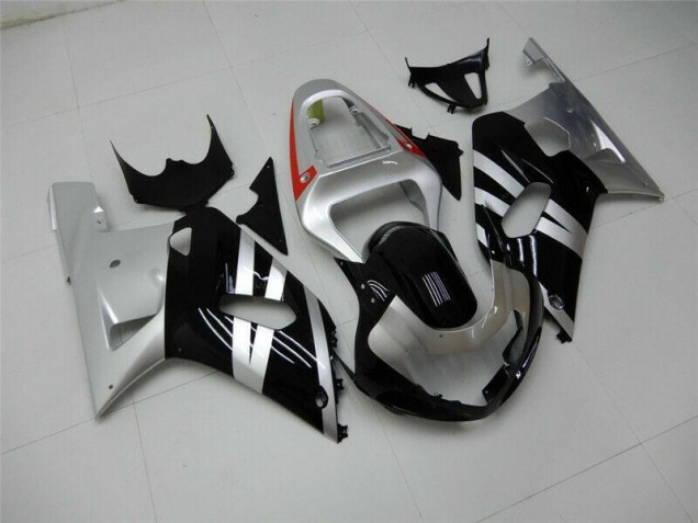Carénage GSXR 600 / 750 K1 K2 K3 01-03 - Noir Argent