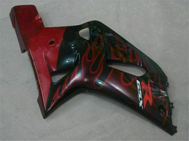 Carénage GSXR 600 / 750 K1 K2 K3 01-03 - Noir Rouge Carénage GSXR 600 / 750 K1 K2 K3 01-03 - Noir Rouge
