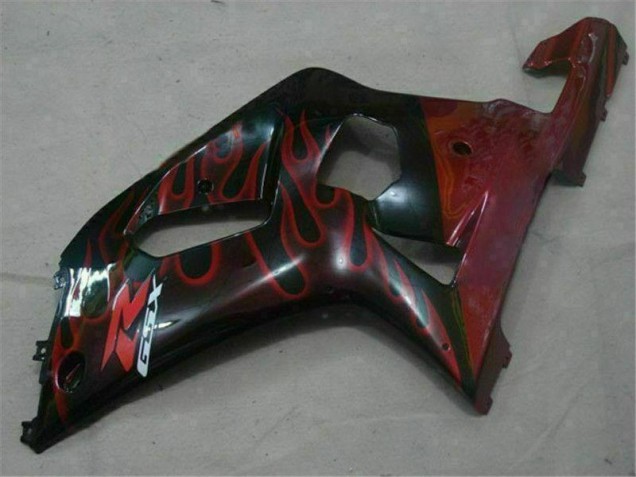 Carénage GSXR 600 / 750 K1 K2 K3 01-03 - Noir Rouge Carénage GSXR 600 / 750 K1 K2 K3 01-03 - Noir Rouge