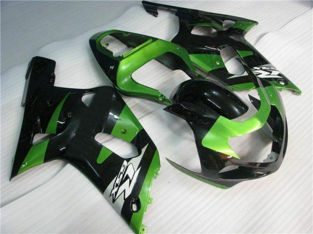 Carénage GSXR 600 / 750 K1 K2 K3 01-03 - Vert Noir Carénage GSXR 600 / 750 K1 K2 K3 01-03 - Vert Noir