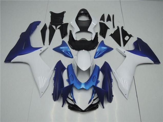 Carénage GSXR 600 / 750 K11 11-24 - Blanc Bleu Carénage GSXR 600 / 750 K11 11-24 - Blanc Bleu