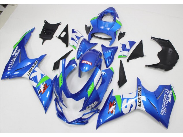 Carénage GSXR 600 / 750 K11 11-24 - Bleu Blanc Vert Carénage GSXR 600 / 750 K11 11-24 - Bleu Blanc Vert